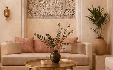 Riad reading lounge